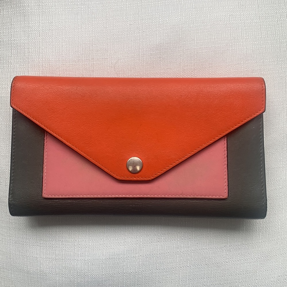 Celine Envelope Wallet Clutch Holds  IPhone 10 (Some wear)